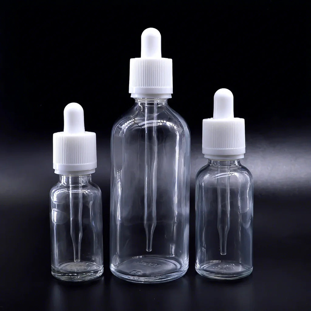 10ml 15ml 20ml Glass Face Oil Serum Bottles Packaging 30ml 50ml Glass Cosmetic Oil Dropper Bottle