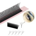 C D Curl 3D W Shape Eyelashes Flowering Blooming Premade Fans Eyelash Extensions Makeup 0.07 Auto Fan Bundles