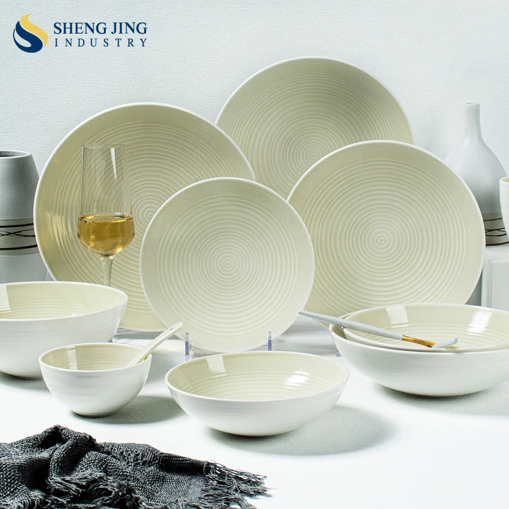 Japanese 4 Inch Round Ceramic Yellow Glaze Saucer Soy Sauce Seasoning Dip Dish for Restaurants Dishes & Plates