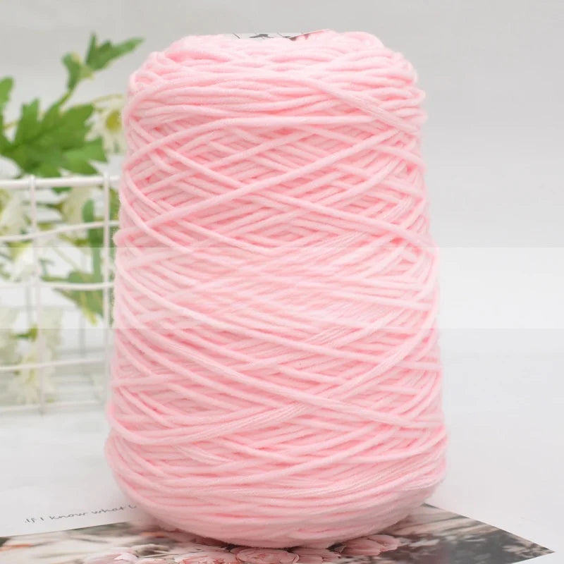 Top Fashion 8ply Milk Cotton Yarn for Hand DIY Tufting and Scarves