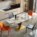 Modern Dining Room Furniture Set Customizable Style and Metal Dining Table Kitchen Table MegaBDM
