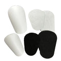 Custom White EVA Football Shin Guard Pads 12*8cm Strong Protective Training Calf Safety Leg Guards for Soccer Match Sublimation
