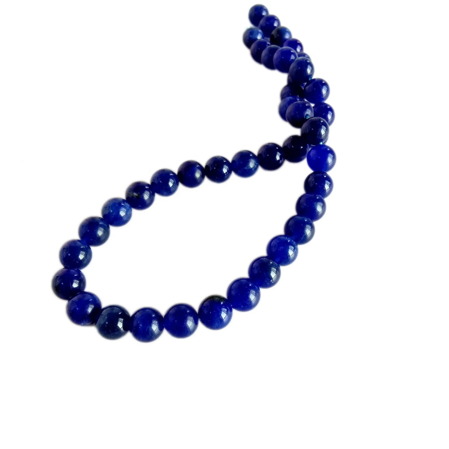 Dark Blue Sodalite Beads Natural Gemstone Round Loose 8mm 16inch Strand