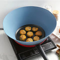 Silicone Splatter Guard Non-Stick Silicone Frying Wall Proof Pot Cooking Splash Guard Oil Splash Proof for Kitchen