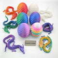 2026 Customized New Style 3D Printed Dragon Toy Model Colorful 3D Dragon Egg PLA Printed Animals