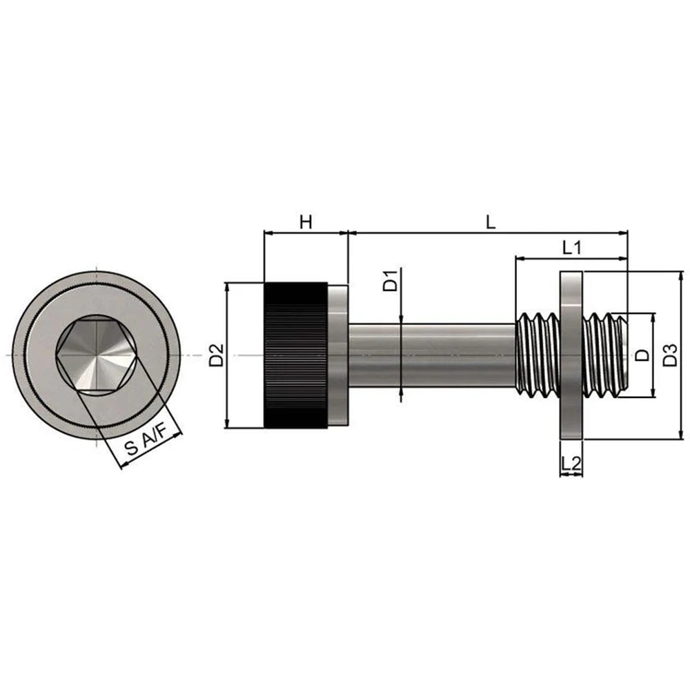 A4 Stainless Steels Ss 316 M3 M4 M5 M6 Custom Inch Size Allen Knurled Cap Head Captive Panel Screws With Threaded Washers Nuts