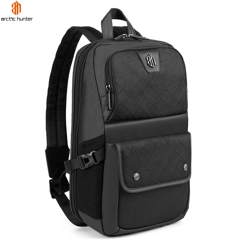 Arctic Hunter Waterproof Anti-Theft Polyester Zipper Fashion Backpack Air Cushion Belt Computer Interlayer for Men Small Size