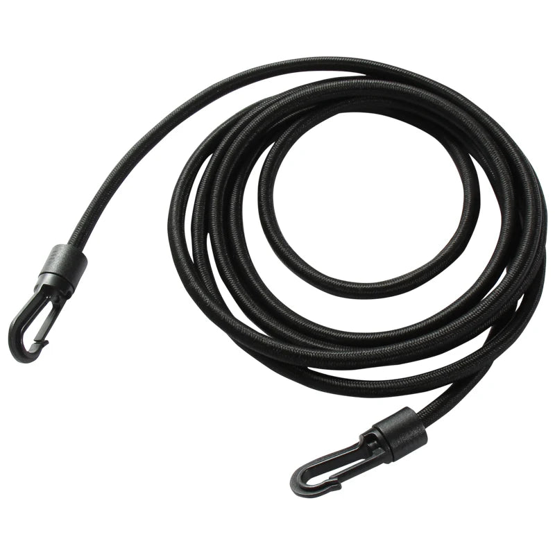 Adjustable 6mm Bungee Cords With Plastic Hook Elastic Latex & Polyester Cord for Kayak