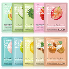 Hydrating Spa Face Mask for Sensitive Skin Anti Aging Facial Masks Sets for Women Collagen Sheet Facial Sheet Mask