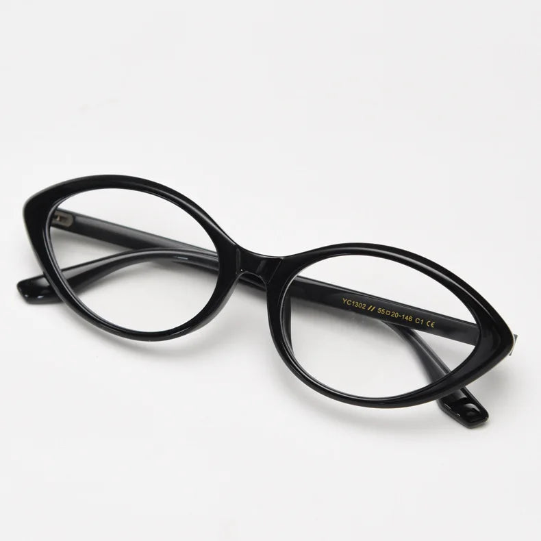 Ultra-light Vintage Fashion Flexible TR90 Eyewear Retro Small Optical Prescription Glasses Frame UV400 Protection for Men Women