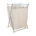 Wholesale Heavy Canvas Laundry Storage Basket Bags Shoulder Strap Geometric Available Small Large Sizes for Home Kitchen Use