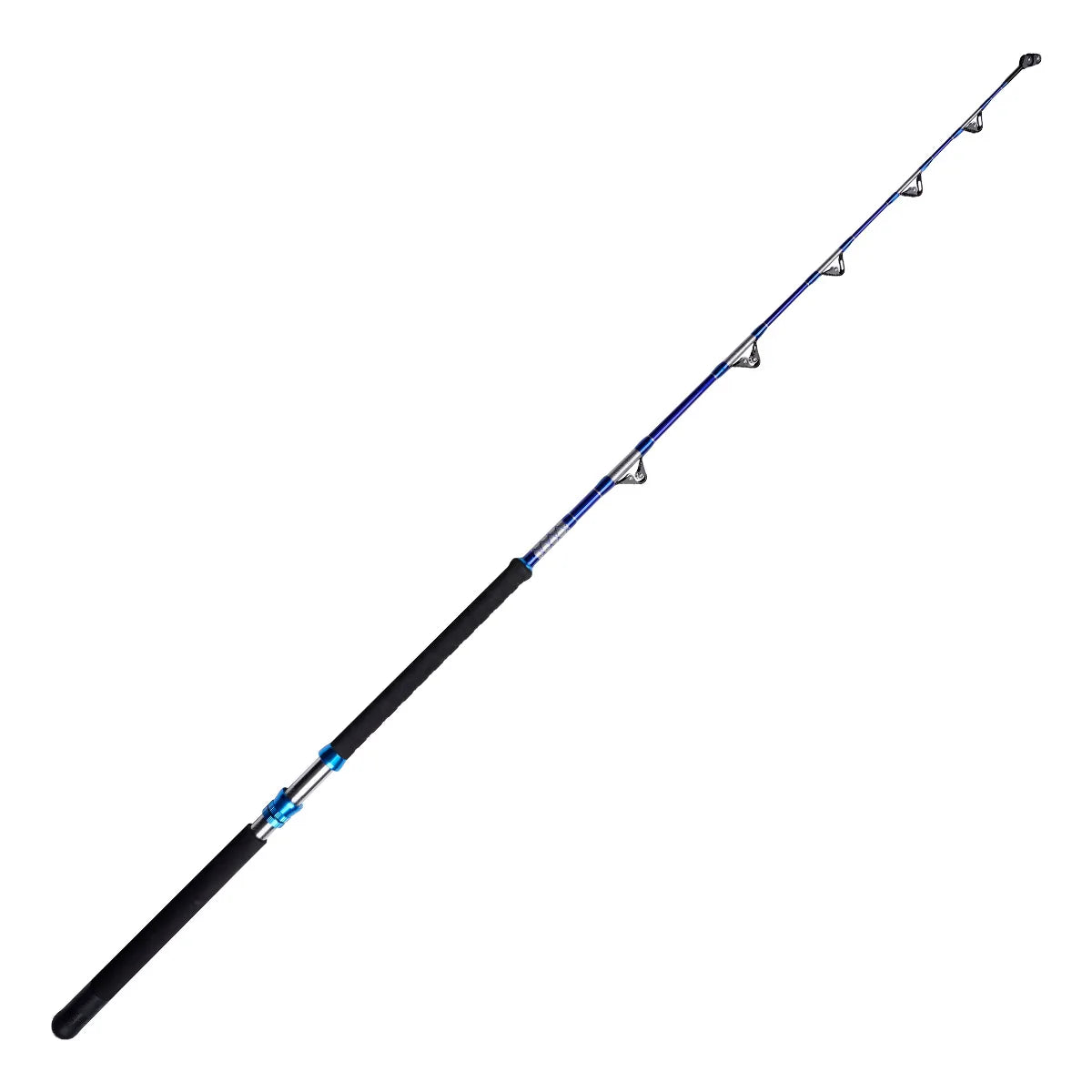 Wholesale Carbon Fiber Roller Guides Heavy Duty Deep Sea Tuna Fishing Pole Trolling Rod Big Game Fishing