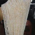 5-6 mm Near Round Nature Pearl Loose Wholesale Nature Freshwater Pearl in Strand