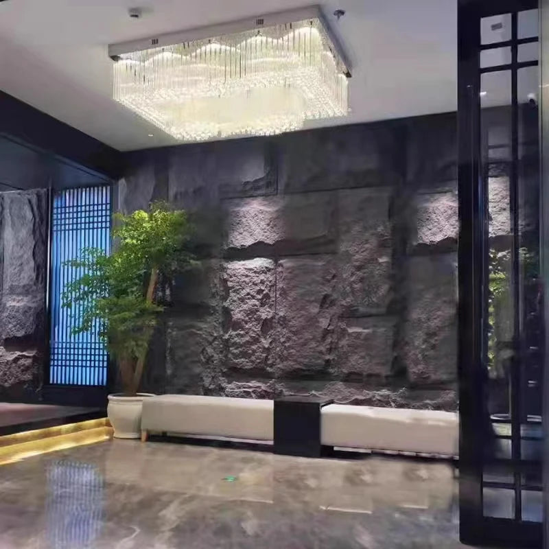 Wholesale Mushroom Indoor PU Stone Wall Panel Rock Wall Panel Faux Stone Wall Panel Outdoor Stone Veneer
