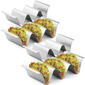 Stainless Steel Taco Holder Press Holder Metal Taco Stand Pizza Rack for Mexico Taco
