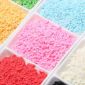 Pink Chocolate DIY Slime Clay Sprinkles Ceramic Porcelain Beads Filler Supplies Candy Cake Dessert Mud Decoration White Blue Toy