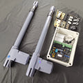 New Type Blue or Black AC/DC Motor Optinoal Dual Arms Electric Auto Gate System Automatic Swing Gate Opener Heavy