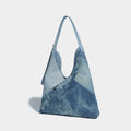 Large Capacity Denim Canvas Armpit Bag Women