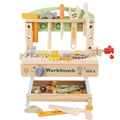 Children Role Play Toy Simulation Wooden Workbench Screws Nuts Wooden Tools Toy Fine Motor Skill Training Kids Educational Toys