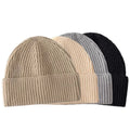 Hot Sale Soft Yarn Wholesale Custom Plain Cuff Knit Beanie Winter Hat