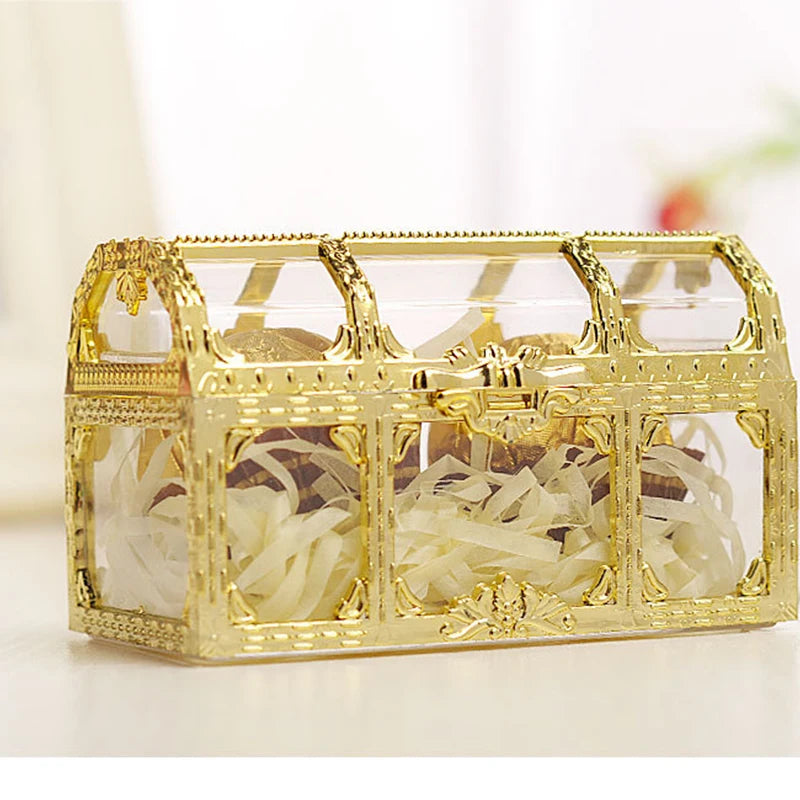 Fancy Wholesale Price Luxury Gold Design Gift Wedding Candy Box Favors Chocolate Packaging Box
