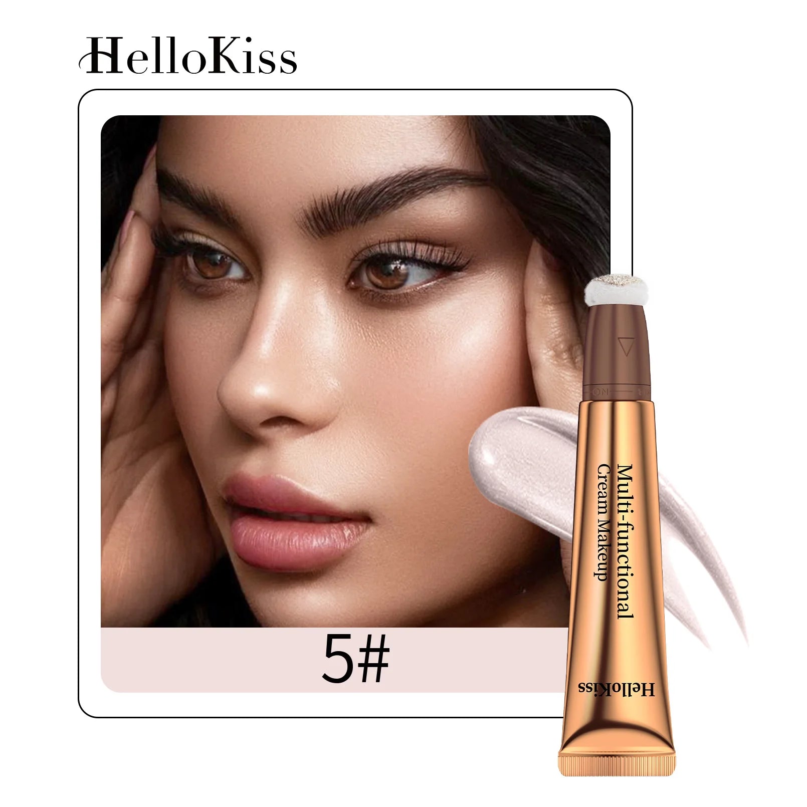 Hellokiss Multifunctional Makeup Pen Liquid Blush Highlighter Contouring Pen Pearlescent Fine Shimmer Naturally Brightening the