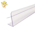 LAOHAMA Factory Custom Supermarket Display Price Tag Holder for Glass Shelf