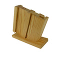Custom 6 Slots Universal Wood Knives Block Wide Slots for Kitchen Knives Storage Knife Holder
