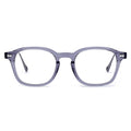 Retro Thickness Acetate Spectacle Eyeglasses Frames with Metal Temple Pure Acetate Optical Glasses Frames for Men for Wom