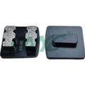 Redi Lock Diamond Concrete Polishing Pad Tools Round Diamond Grinding Shoe Floor for Husqvar Grinding Machine