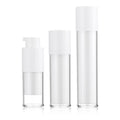 Pump Spray Empty Cosmetic Airless Bottle As Plastic 15ml 30ml 50ml clear Cosmetic Packaging Screen Printing Lotion Bottle