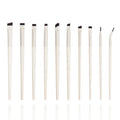 Beauty Tool Eye Perfect Apply Eyeliner Ultra-thin Flat Head Diagonal Eyebrow Silkworm White Eye Brush Single Smudge Brush