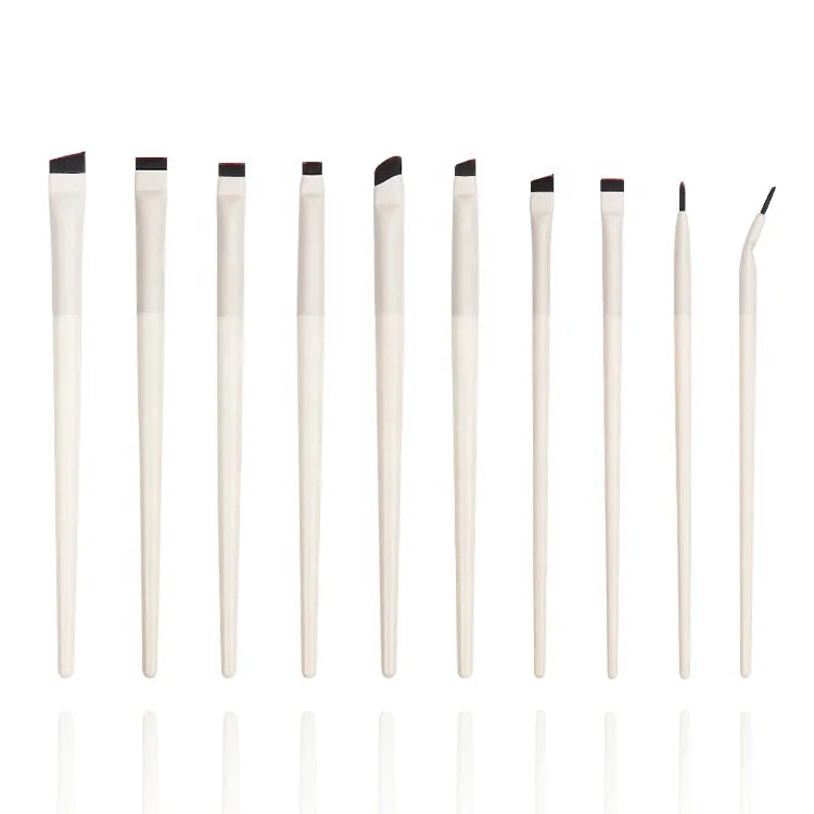 Beauty Tool Eye Perfect Apply Eyeliner Ultra-thin Flat Head Diagonal Eyebrow Silkworm White Eye Brush Single Smudge Brush