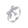 Custom Fashion Women Fine Jewelry Luxury CZ Sterling Silver Designer Zircon Ring