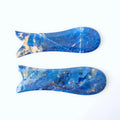 HZ Hot Sell Jade Stone Gua Sha Fish Sodalite Crystal Guasha Scraping Therapy Massage Tool for Body and Face