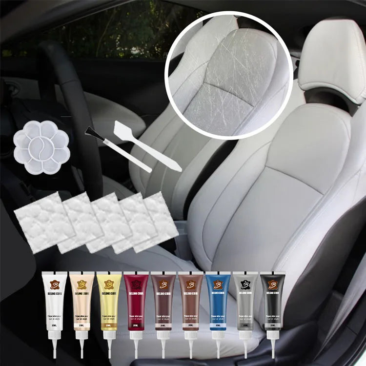 Car Seat Leather Repair Gel Complementary Repair Refurbishing Cream Paste Leather Cleaner Car Leather Seat Repair Kit