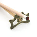 Premium Bronze Crown Style Billiard Snooker Pool Cue Rack/Rest Bridge Cue Head