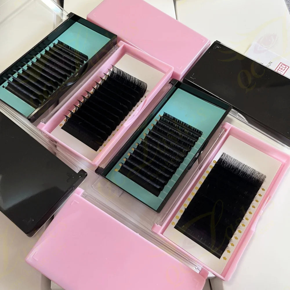 Volume Individual Soft Dark Velvet Matte Black Cashmere Lashes Lash Extension Supplies for Eyelash Extensions