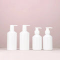 Wholesale 300ml 500ml PET Inclined Shoulder Shampoo Bottle Premium Quality Shampoo and Conditioner Container for Lotion Use