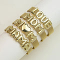 Luxury High Quality Gold Plated Stainless Steel Mesh Chain Mama/mom Letter Bracelet Bracelet Jewelry Mother's Day Gift