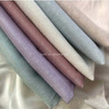 Latest Malaysia Tudung Lady Crinkle Plain Color Satin Crepe Scarf Wrap Muslim Women Pleated Textured Stain Silk Shawl Hijab