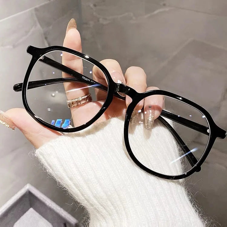 Big Frame Vintage Design Cheap Light TR90 Transparent Optical Frames 2024