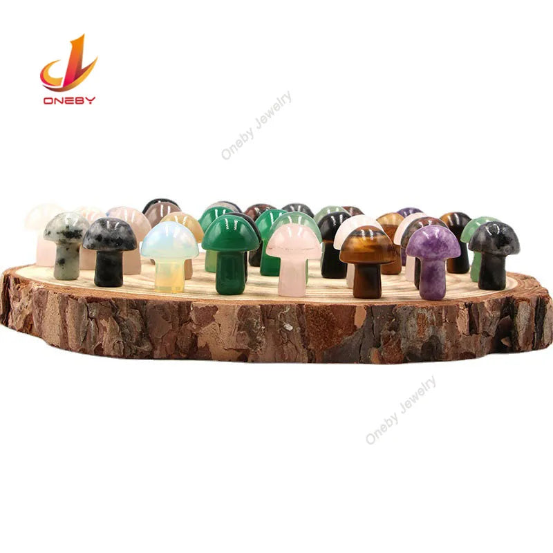 Healing Stones K9 Laser Kits Crystal Crafts Mushroom for Souvenir