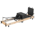 Wooden Reformer Pilates Machine Foldable Jumping Board Portable Trapeze Springs Folding Eco Friendly Equipment Pilates Reformer