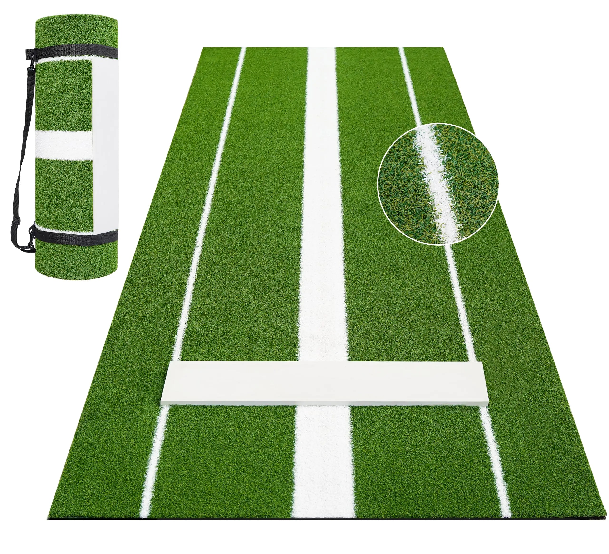 Softball and Baseball Pitching Pad Indoor Outdoor Antifade Antislip Training Equipment Softball Pitching Rubber Mat