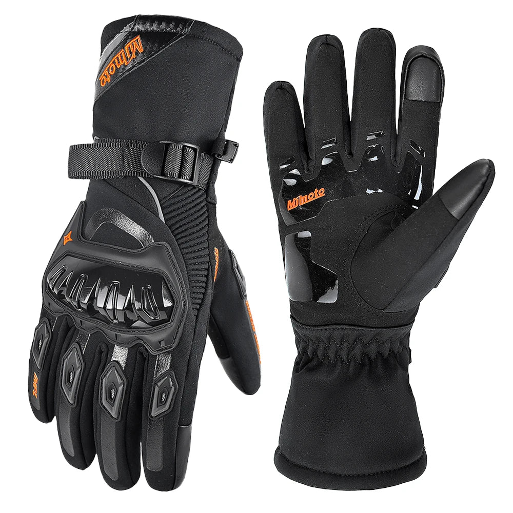 Motorcycle Gloves Windproof Waterproof Guantes Moto Men Motorbike Riding Gloves Touch Screen Motorbike Motocross Gloves Winter