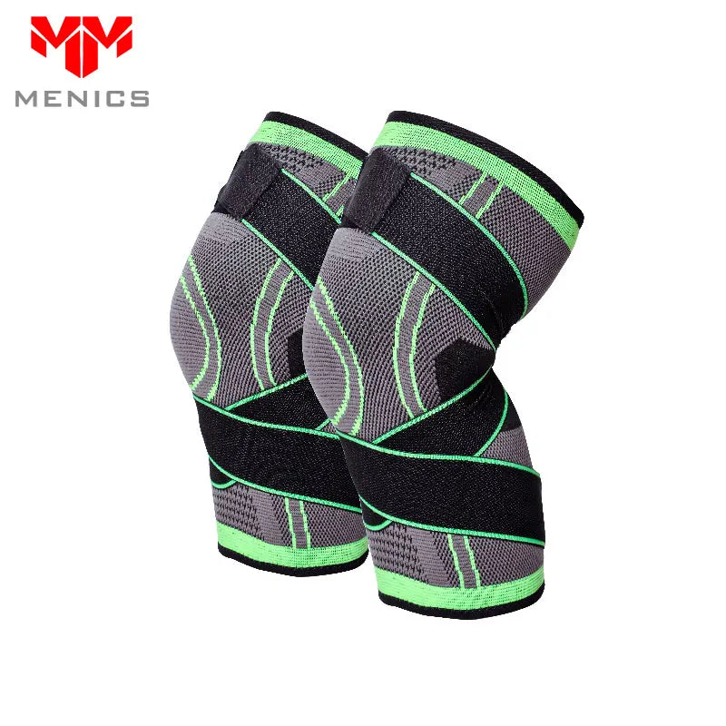 Menics OEM/ODM Durable Soft Compression Full Leg Knee Sleeves Brace Flexible Patella Stabilizer Straps Popular Elbow Protection