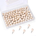 Tailai Promotional Gift Schima Wood Rectangular Decorative Push Pins Thumb Tacks Customizable Size Color Home Office Cork Bullet
