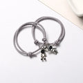 Astronaut Small Magnetite Bracelet Knot Head Rope Bell Bracelet Couple Bracelet Set