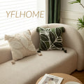 Embroidered Floral Pillow Case Decor Home Light Luxury Sweet Pillow Cushion Cover Throw Square Funda Cogines De 45x45Cm